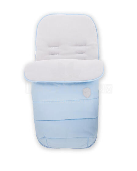 Footmuff Embroidered Blue