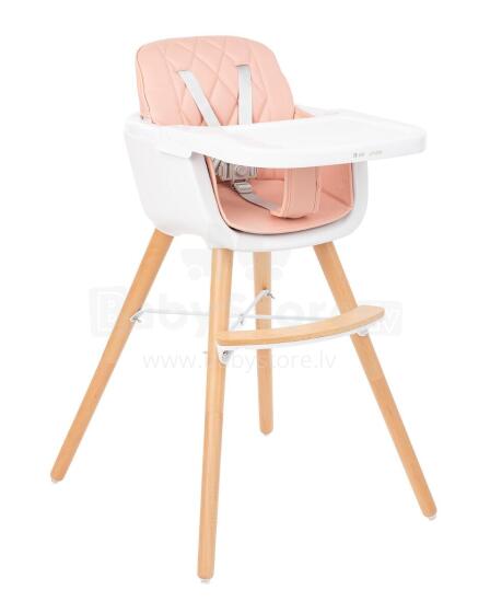 Highchair 2in1 Woody Pink