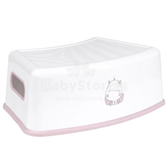 Step stool Hippo Pink