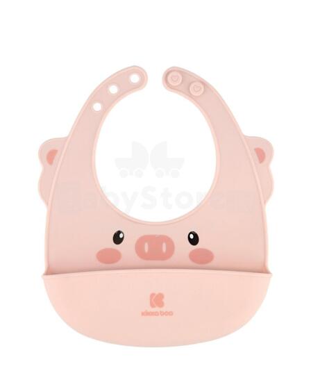 Silicone bib Pink