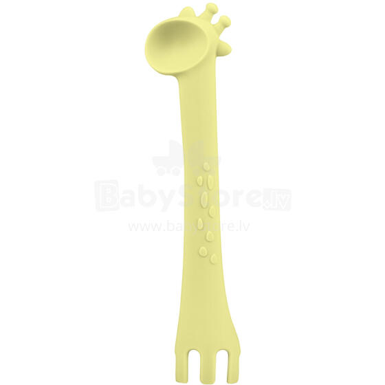 Silicone spoon Giraffe Yellow