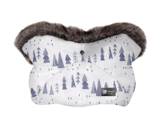 Handmuff Shiny Nylon Snow Forest