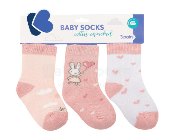 Baby socks thermal Rabbits in Love 0-6m