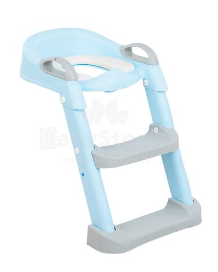 Toilet seat with ladder Lea Blue