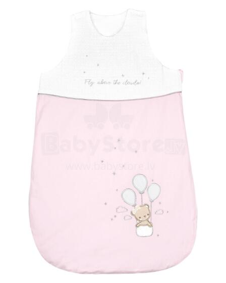 Winter sleeping bag Embroidered 0-6 m Dream Big Pink