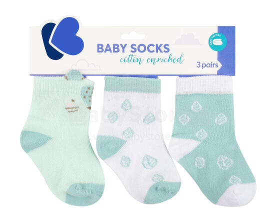 Baby socks with 3D ears Jungle King 2-3y