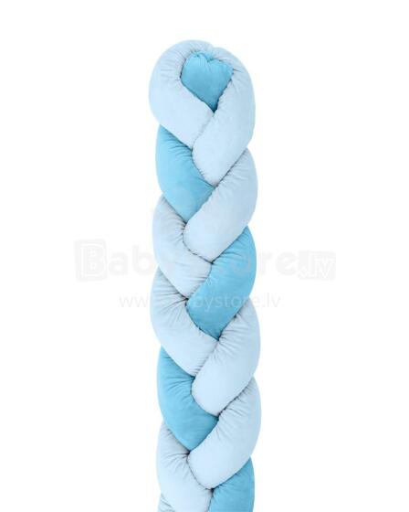 Braided bumper 210cm 3 braids (20cm) Blue