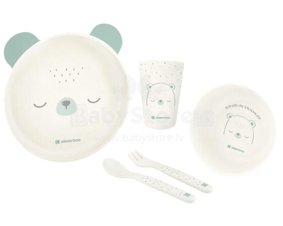 Tableware PP set Bear with me Mint