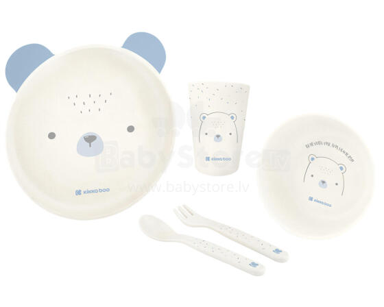 Tableware PP set Bear with me Blue