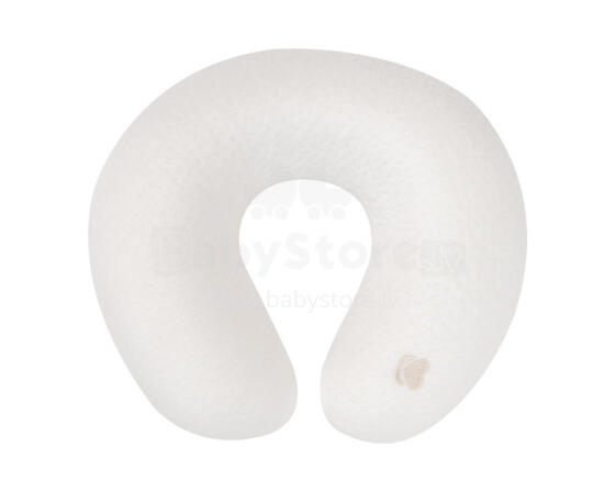 Memory foam travel pillow Airknit White