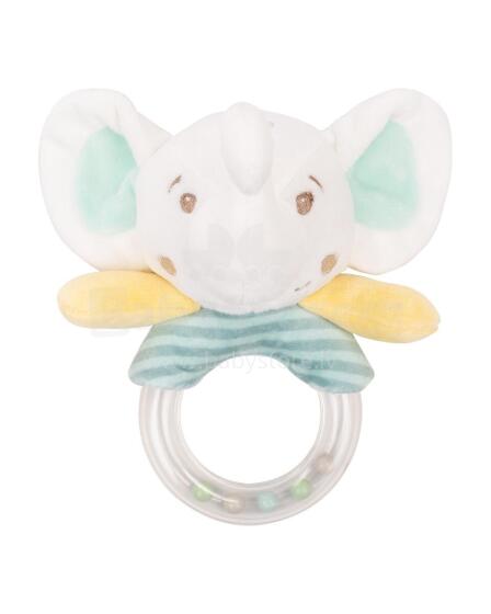 Plush rattle toy Elephant Time
