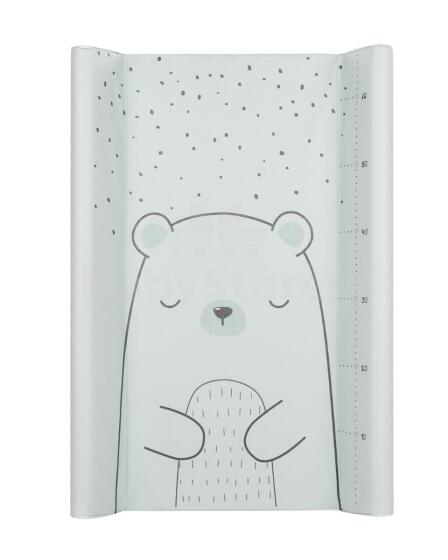 Hard PVC changing pad 50х80cm Bear with me Mint