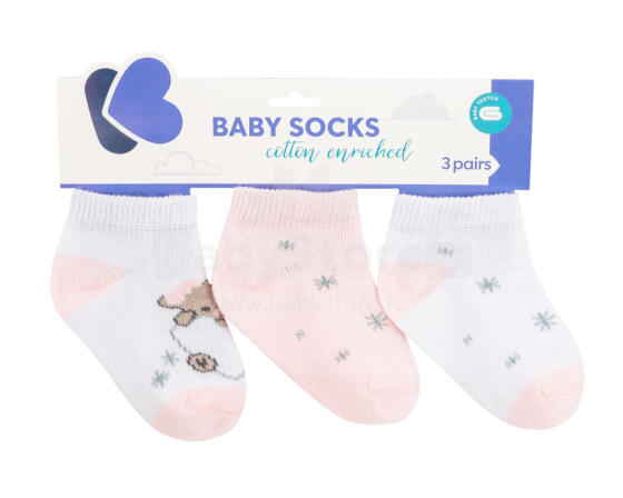 Baby summer socks Dream Big Pink 2-3y