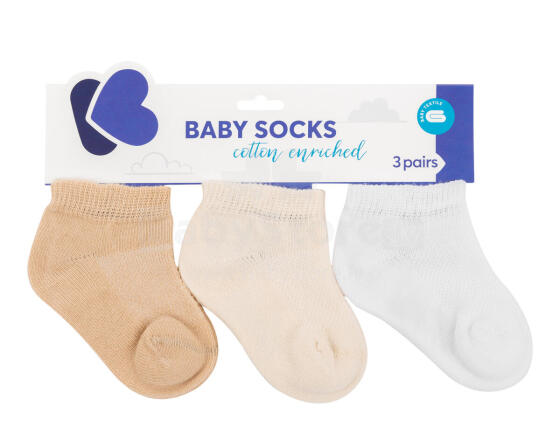 Baby summer socks Beige 2-3y