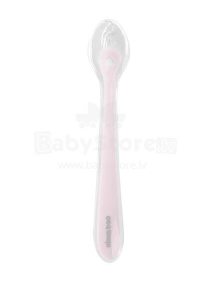 Silicone spoon with case 1pc Pink