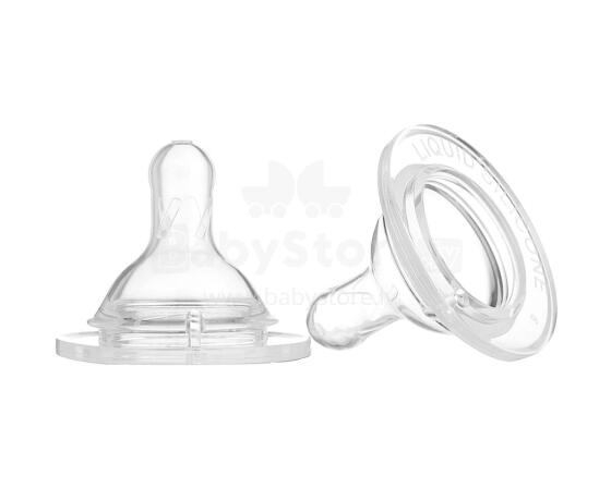 Silicone nipple UniFlow Wide „M“ 2pcs
