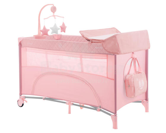 Baby cot 2 levels Nighty Night Pink