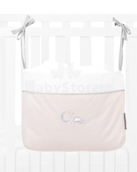 Diaper basket with ties Dream Big Beige