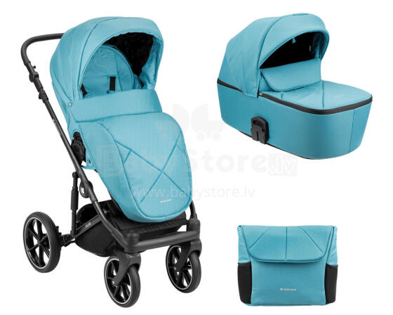 Stroller 2in1 with plastic carrycot Amani Mint