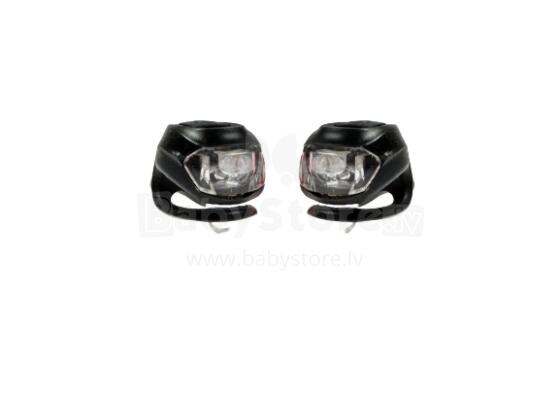 Set of front and rear lights SILICON LED, black