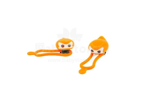 Set of front and rear lights ALIEN, orange