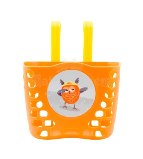 Front basket Q-FIX, orange/yellow