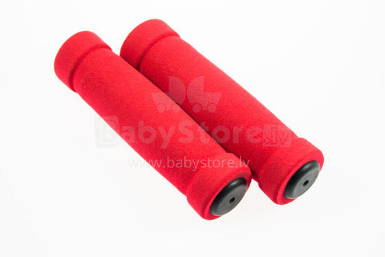 Handlebar grips MOUSSE, 2pcs, red