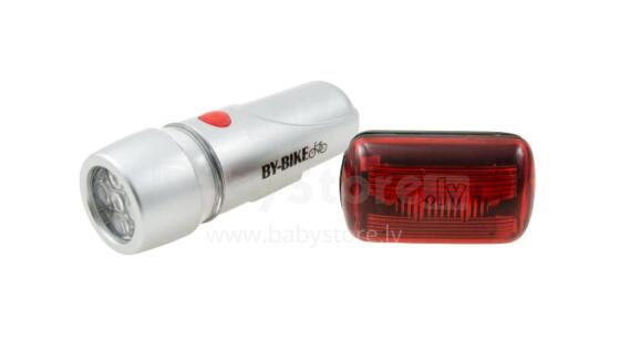 Set of front and rear lights BY-BIKE 5+5