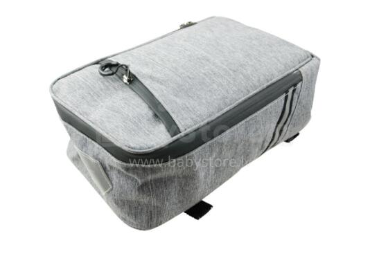 Bicycle bag ÉMINENCE GRISE, rear, grey