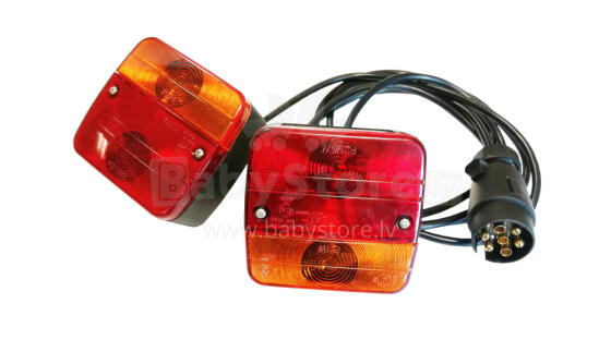 Set of trailer rear lights