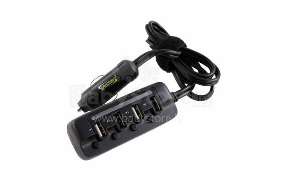 Car splitter with 4 USB ports