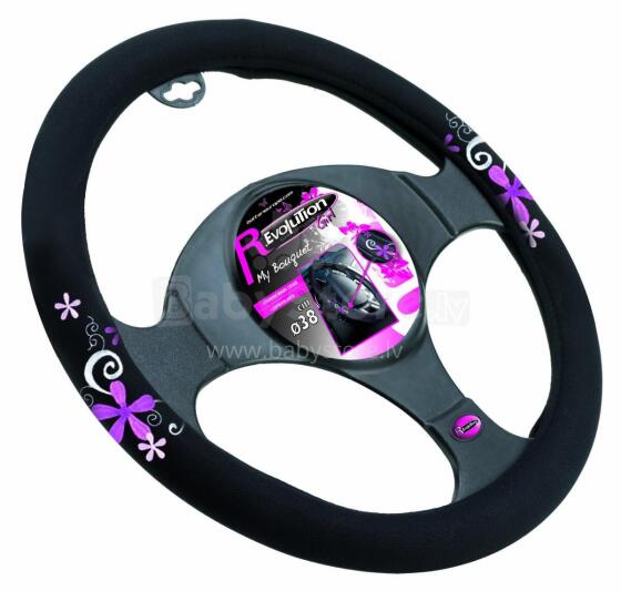 Steering wheel cover MY BOUQUET