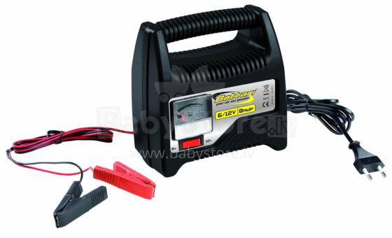 8A Battery charger with amperemeter 6V/12V 8 AMP