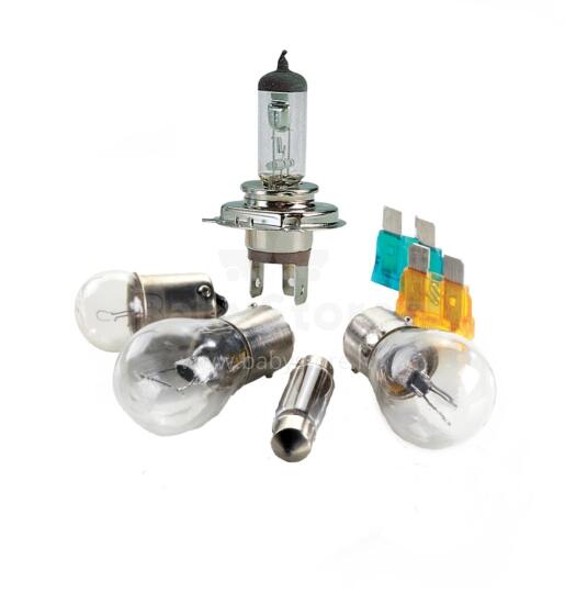 Halogen H4 bulb kit complete with fuses TROUSSE H4