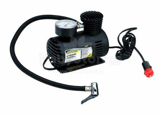 Gaisa kompresors ar manometru 12V 250 PSI STRONG