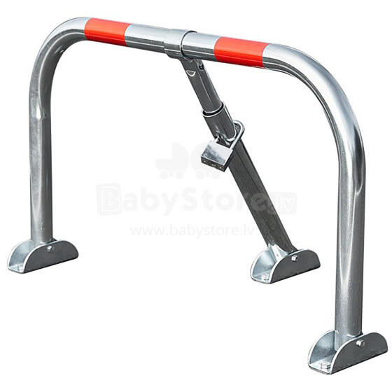 Folding steel parking barrier 43×76 cm and metal lock HOOP