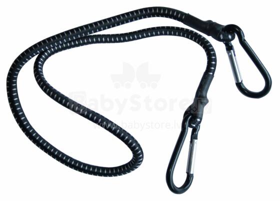 Резиновый шнур для крепления багажа с карабином CARABINER, 100см