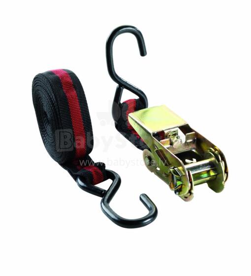 Cargo fastening strap with ratchet and hook URSUS, 1x500cm