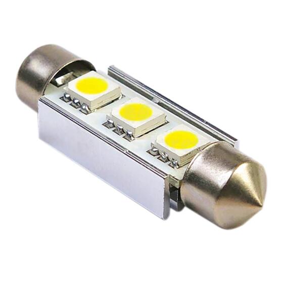 LED spuldze, 1 gab, C5W 36mm Festoon/Canbus, 3SMD