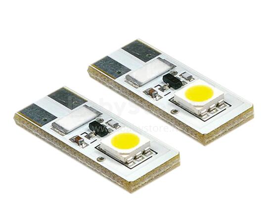 LED spuldzes, 2 gab, W5W T10 Canbus, 2SMD