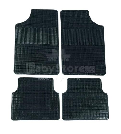 Set of rubber mats BINGO, black