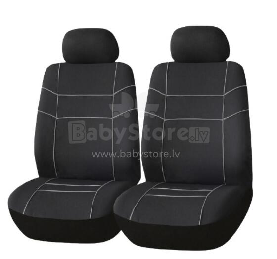 Front car seat covers VECTOR, black/grey