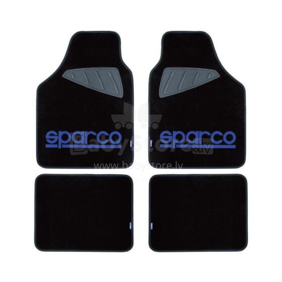 Sparco Auto paklāji, melni/zili