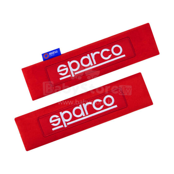 Sparco Drošības jostu spilventiņi, sarkani