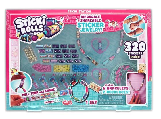 STICKI ROLLS accessories set with stickers Sticki Station