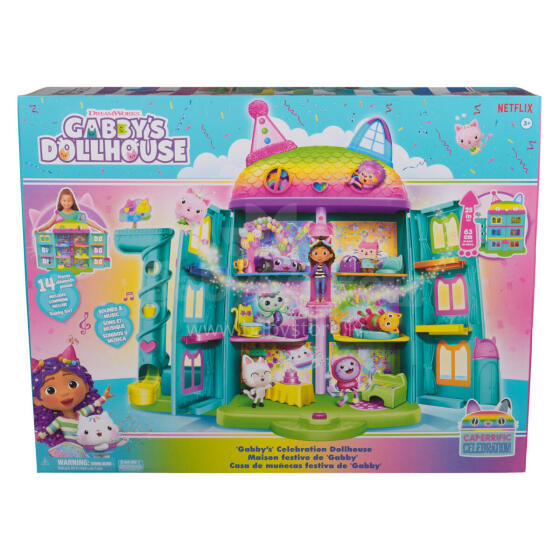 GABBY´S DOLLHOUSE Playset Gabby´s purrfect Dollhouse Celebration