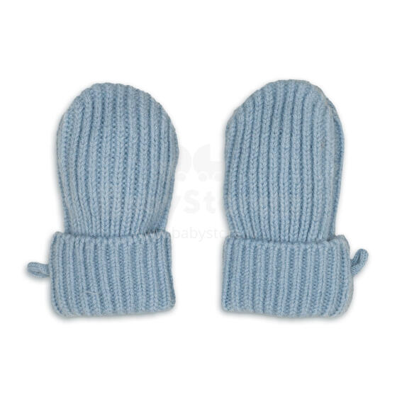 Jaunums! Lodger Mittens Merino vilnas bērnu cimdiņi, Blue Fogg, 0-12m