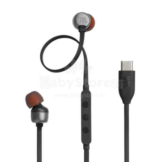 JBL USB-C austiņas, melnas