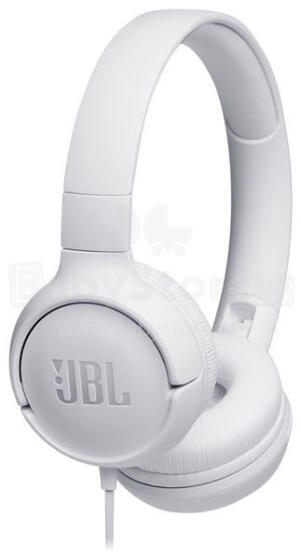 Akcija! JBL on-ear austiņas ar mikrofonu, baltas