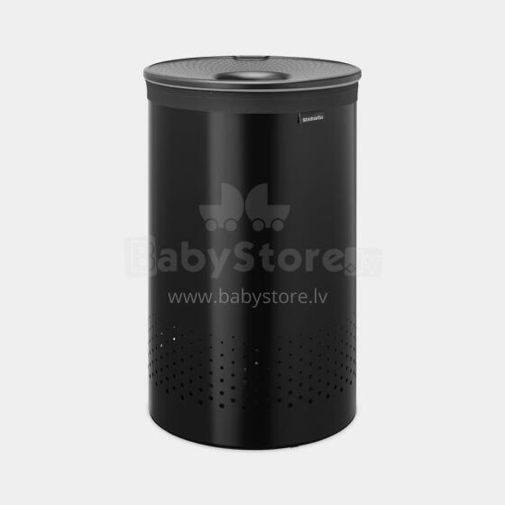 BRABANTIA Veļas grozs, 60L, Matt Black